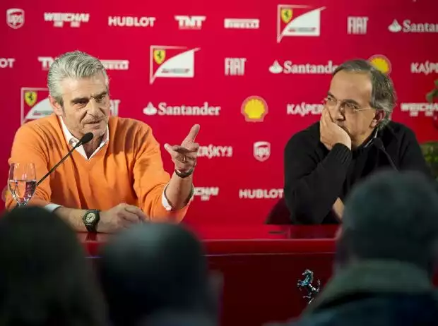Maurizio Arrivabene und Sergio Marchionne Titel-Bild zur News: Maurizio Arrivabene und Sergio Marchionne