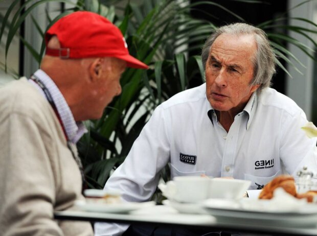 Niki Lauda und Jackie Stewart