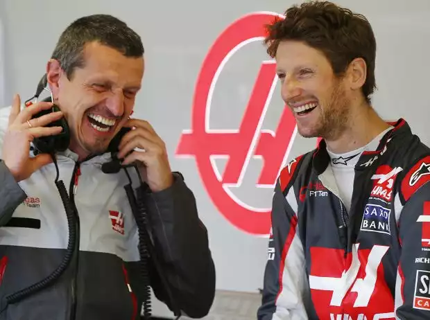 Titel-Bild zur News: Günther Steiner und Romain Grosjean