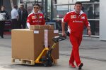 Bei Ferrari kommen am Freitag neue Teile an