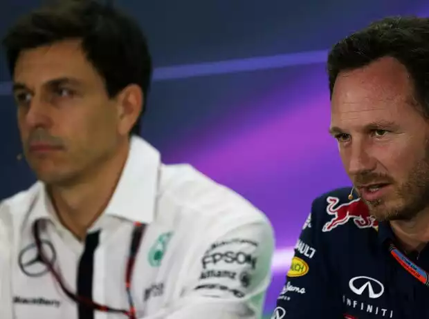 Christian Horner, Toto Wolff Titel-Bild zur News: Christian Horner, Toto Wolff