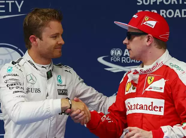 Nico Rosberg, Kimi Räikkönen Titel-Bild zur News: Nico Rosberg, Kimi Räikkönen