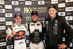 Toomas Heikkinen, Petter Solberg und Robin Larsson 