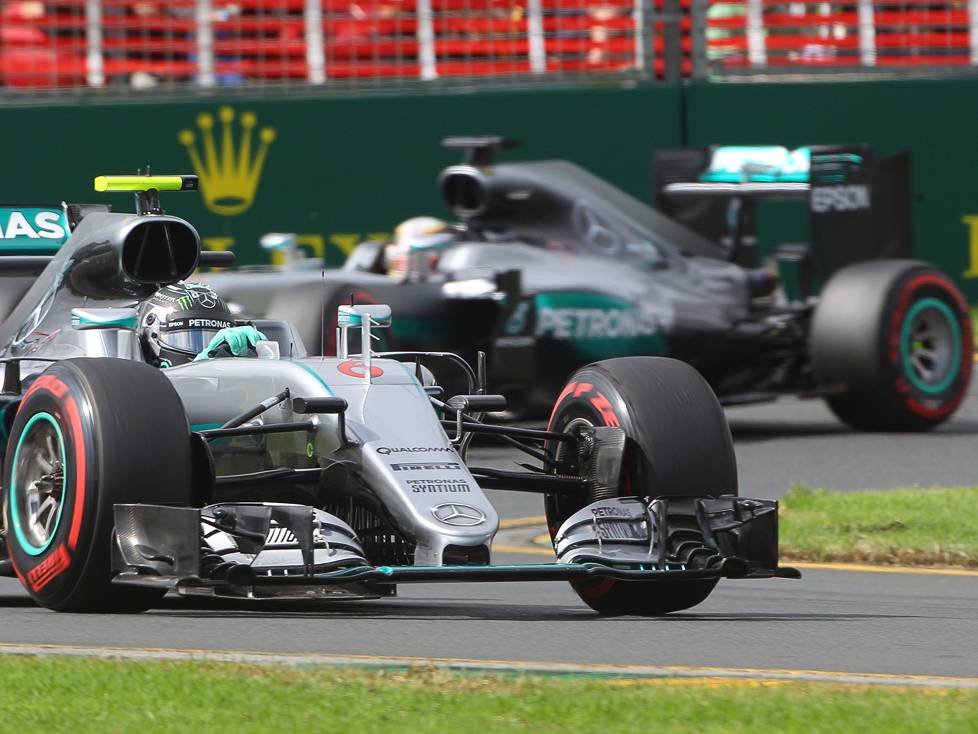Nico Rosberg, Lewis Hamilton