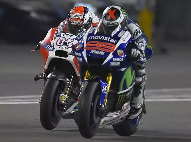 Jorge Lorenzo, Andrea Dovizioso Titel-Bild zur News: Jorge Lorenzo, Andrea Dovizioso