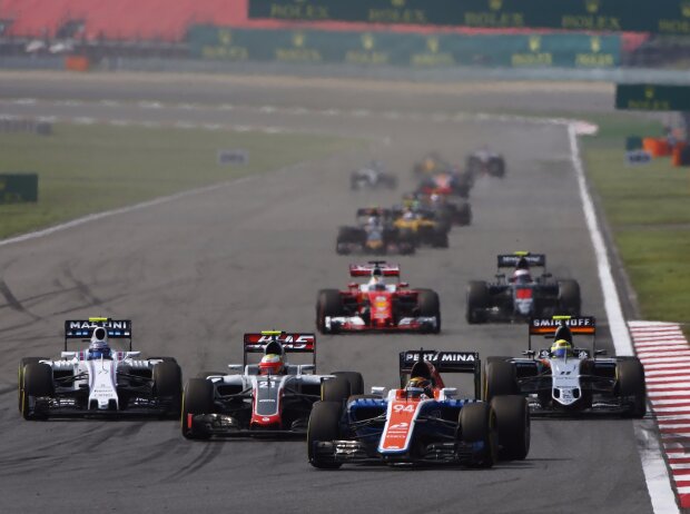 Pascal Wehrlein, Esteban Gutierrez, Valtteri Bottas, Sergio Perez, Sebastian Vettel Pascal Wehrlein, Esteban Gutierrez, Valtteri Bottas, Sergio Perez, Sebastian Vettel