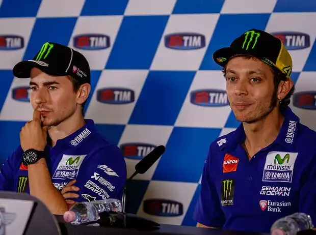 Jorge Lorenzo, Marc Marquez, Valentino Rossi Titel-Bild zur News: Jorge Lorenzo, Marc Marquez, Valentino Rossi