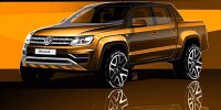 Bild zum Inhalt: Der Volkswagen Amarok erhält bald das Markengesicht