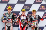 Jonas Folger Sam Lowes und Sandro Cortese 