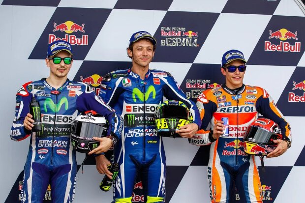 ~Jorge Lorenzo, Valentino Rossi und Marc Marquez ~ ~Jorge Lorenzo, Valentino Rossi und Marc Marquez ~