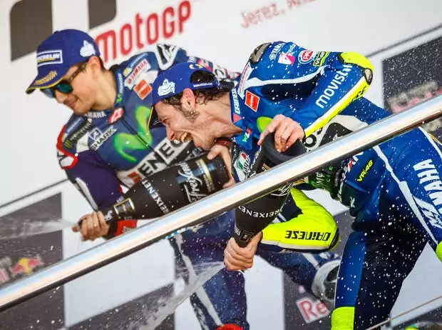 Titel-Bild zur News: Jorge Lorenzo, Valentino Rossi