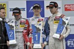 Joel Eriksson, Ben Barnicoat, Guanyu Zhou und Lance Stroll 