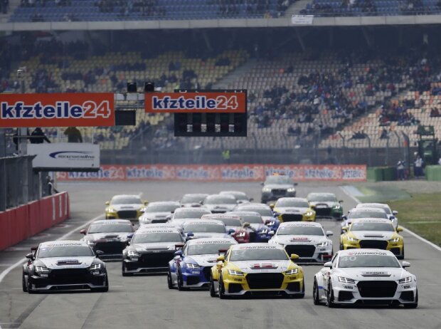 Audi TT Cup bei seiner Premiere am Hockenheimring 2015