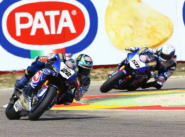 Alex Lowes, Sylvain Guintoli Titel-Bild zur News: Alex Lowes, Sylvain Guintoli