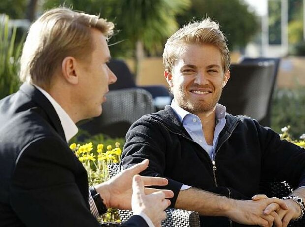 Titel-Bild zur News: Mika Häkkinen, Nico Rosberg