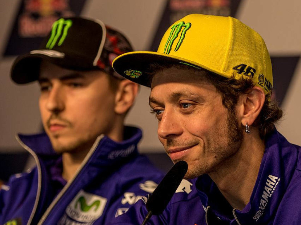 Jorge Lorenzo, Valentino Rossi