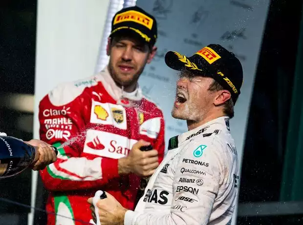 Nico Rosberg, Lewis Hamilton, Sebastian Vettel Titel-Bild zur News: Nico Rosberg, Lewis Hamilton, Sebastian Vettel