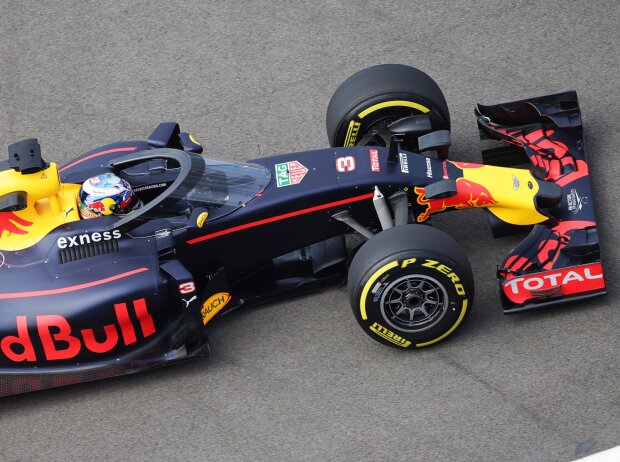Titel-Bild zur News: Daniel Ricciardo, Cockpitschutz