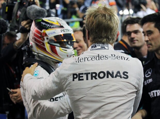 Nico Rosberg, Lewis Hamilton