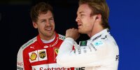 Bild zum Inhalt: Nach Wette mit Rosberg: Sebastian Vettel um 50 Euro reicher