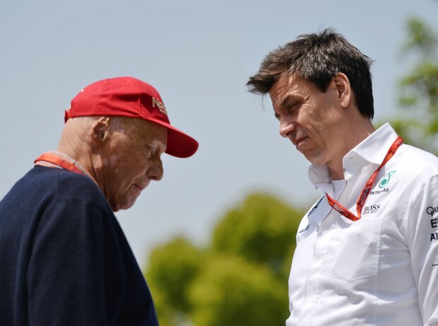 Niki Lauda, Toto Wolff Niki Lauda, Toto Wolff