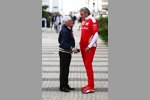 Bernie Ecclestone und Maurizio Arrivabene 