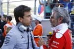 Toto Wolff und Maurizio Arrivabene 