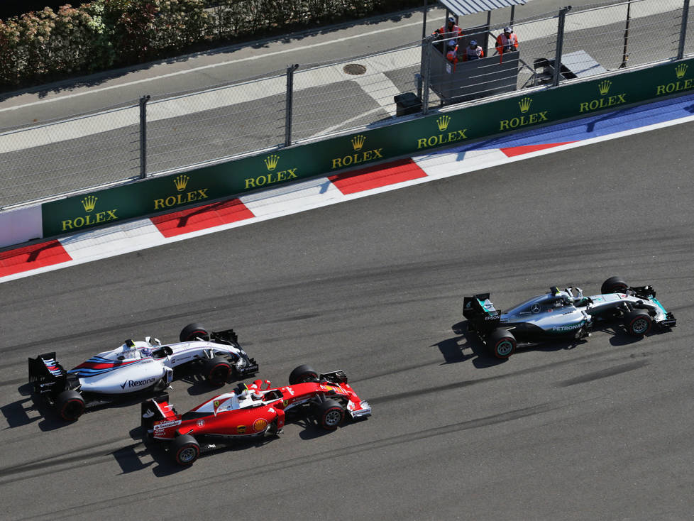 Nico Rosberg, Valtteri Bottas, Kimi Räikkönen