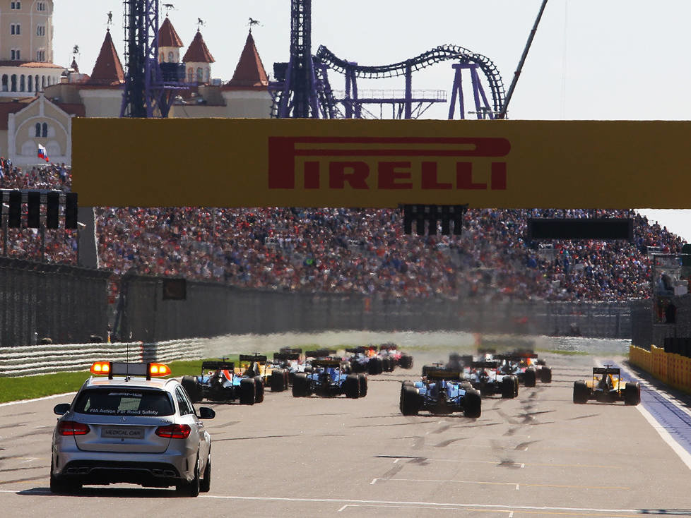 Start in Sotschi