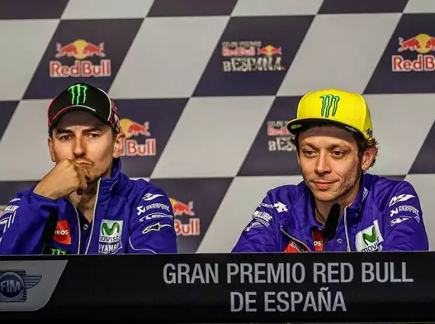 Titel-Bild zur News: Jorge Lorenzo, Valentino Rossi, Marc Marquez