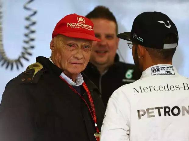 Niki Lauda, Lewis Hamilton Titel-Bild zur News: Niki Lauda, Lewis Hamilton