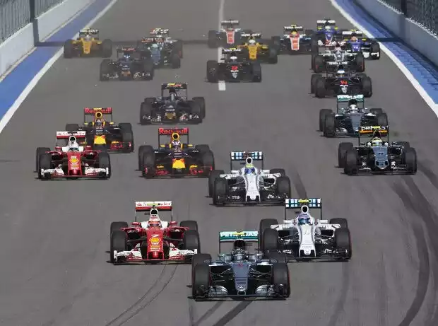 Nico Rosberg, Kimi Räikkönen, Valtteri Bottas, Felipe Massa, Sebastian Vettel, Daniel Ricciardo, Daniil Kwjat Titel-Bild zur News: Nico Rosberg, Kimi Räikkönen, Valtteri Bottas, Felipe Massa, Sebastian Vettel, Daniel Ricciardo, Daniil Kwjat