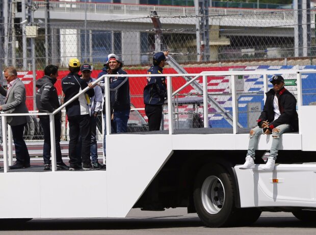 Lewis Hamilton, Daniel Ricciardo, Carlos Sainz, Felipe Massa, Felipe Nasr, Rio Haryanto, Sergio Perez Lewis Hamilton, Daniel Ricciardo, Carlos Sainz, Felipe Massa, Felipe Nasr, Rio Haryanto, Sergio Perez