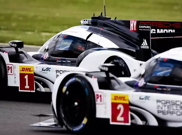 Timo Bernhard, Mark Webber, Neel Jani, Marc Lieb Titel-Bild zur News: Timo Bernhard, Mark Webber, Neel Jani, Marc Lieb