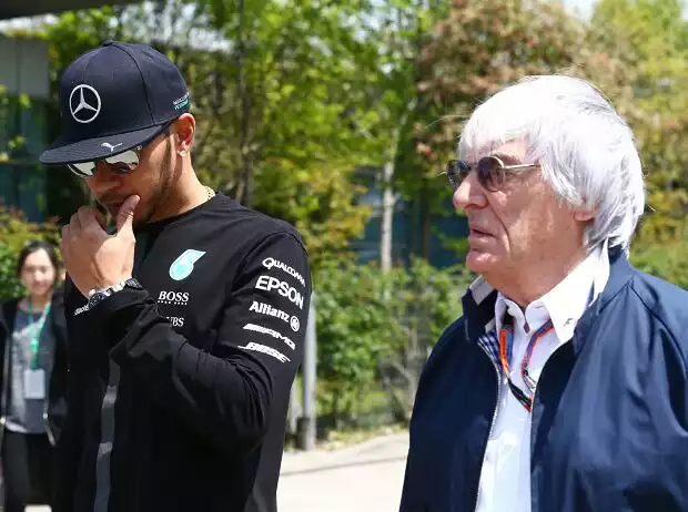 Lewis Hamilton, Bernie Ecclestone Titel-Bild zur News: Lewis Hamilton, Bernie Ecclestone