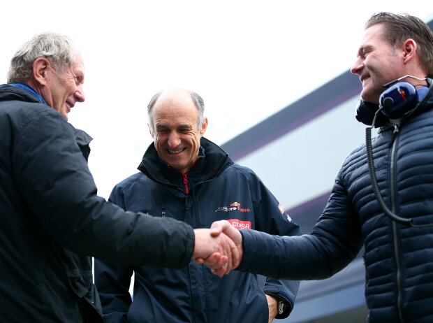 Helmut Marko, Franz Tost, Jos Verstappen