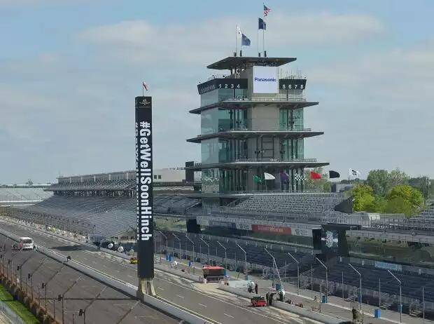 Genesungswünsche für James Hinchcliffe am Indianapolis Motor Speedway Titel-Bild zur News: Genesungswünsche für James Hinchcliffe am Indianapolis Motor Speedway