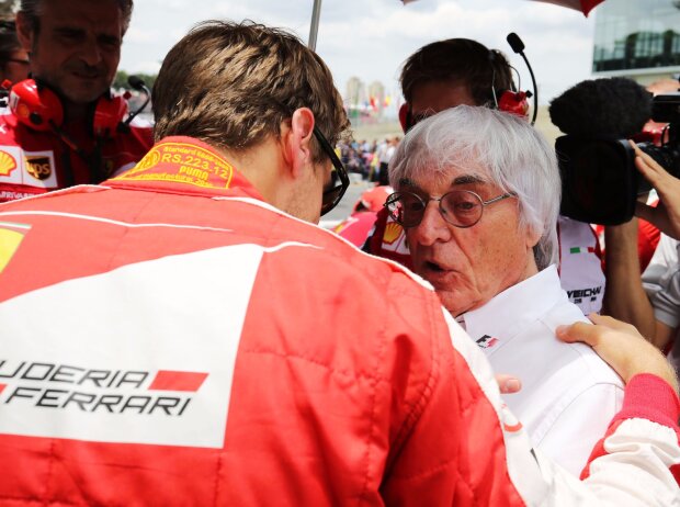 Titel-Bild zur News: Sebastian Vettel, Bernie Ecclestone