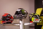 Die Helme von Marc Marquez, Jorge Lorenzo und Andrea Iannone 