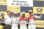 Robert Wickens (HWA-Mercedes), Edoardo Mortara (Abt-Audi-Sportsline) und Nico Müller (Abt-Audi) 