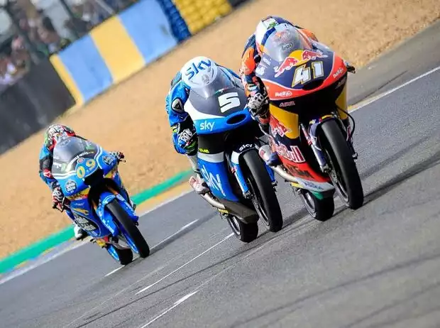 Brad Binder, Romano Fenati, Jorge Navarro Titel-Bild zur News: Brad Binder, Romano Fenati, Jorge Navarro