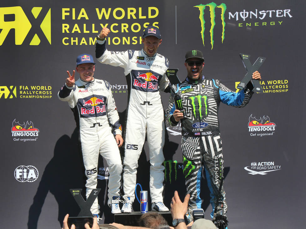 Toomas Heikkinen, Mattias Ekström und Ken Block