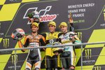 Simone Corsi, Alex Rins und Thomas Lüthi 