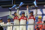 Lucas di Grassi, Oliver Jarvis und Loic Duval (Audi Sport) 
