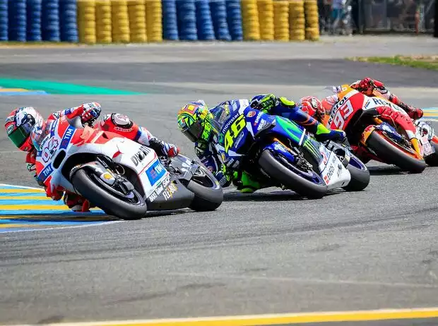 Andrea Dovizioso, Jorge Lorenzo, Marc Marquez Titel-Bild zur News: Andrea Dovizioso, Jorge Lorenzo, Marc Marquez