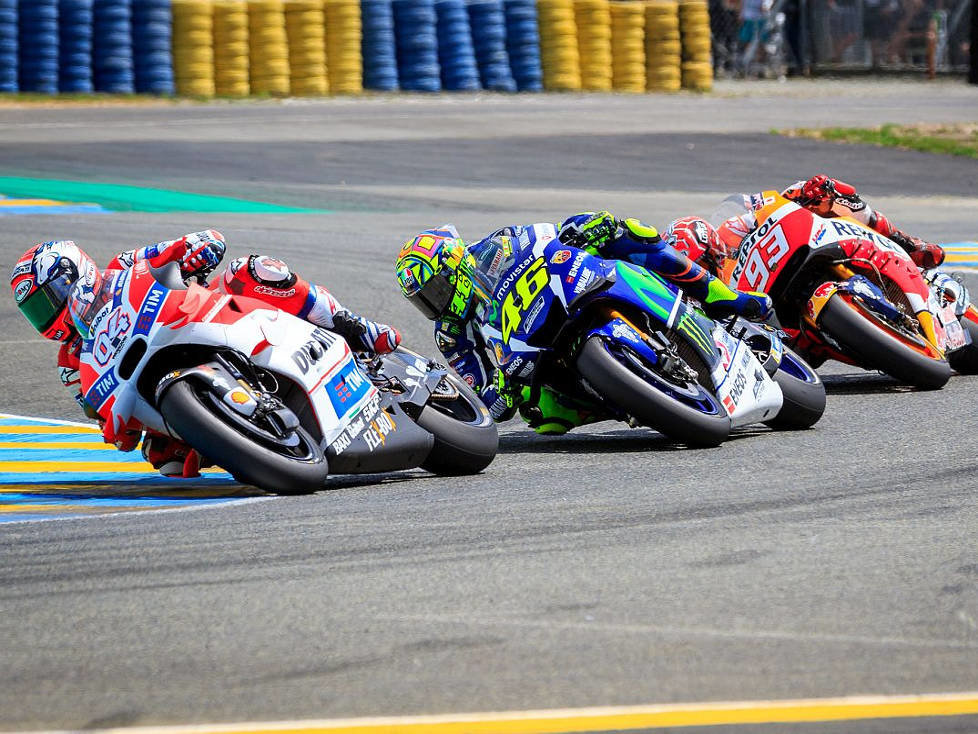 Andrea Dovizioso, Jorge Lorenzo, Marc Marquez