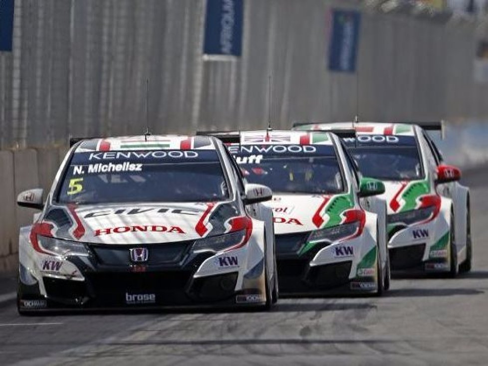 Norbert Michelisz, Robert Huff, Tiago Monteiro