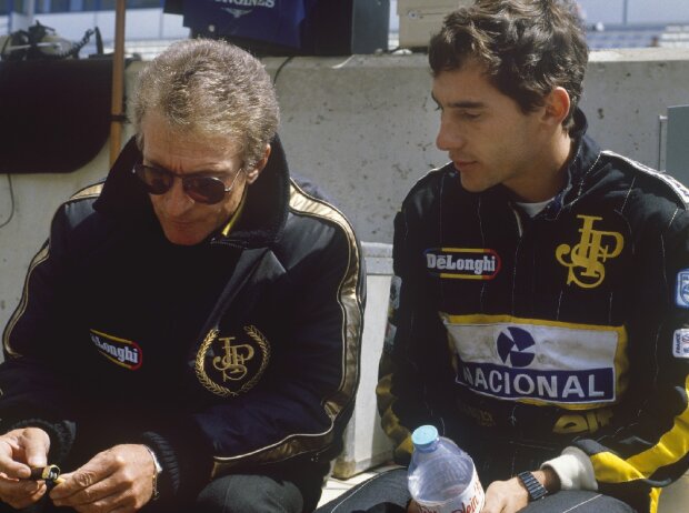 Gerard Ducarouge Ayrton Senna Gerard Ducarouge Ayrton Senna