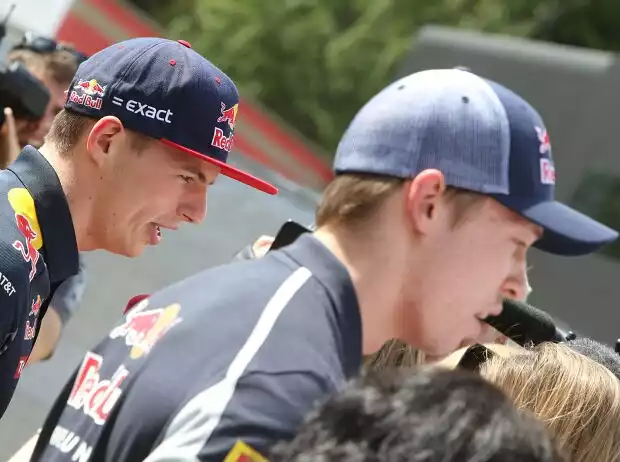 Max Verstappen, Daniil Kwjat Titel-Bild zur News: Max Verstappen, Daniil Kwjat