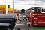 Paddock in Barcelona